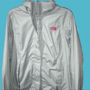 Play North faceno pink raincoat